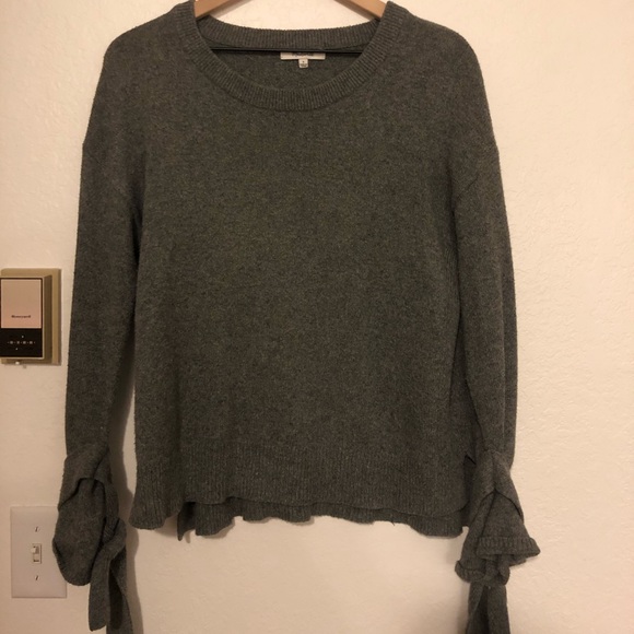 Madewell Tie-Sleeve Sweater - Picture 3 of 5